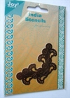 Joy. India stencils. Kan bruges til Embossing, decoupage og embroidery.